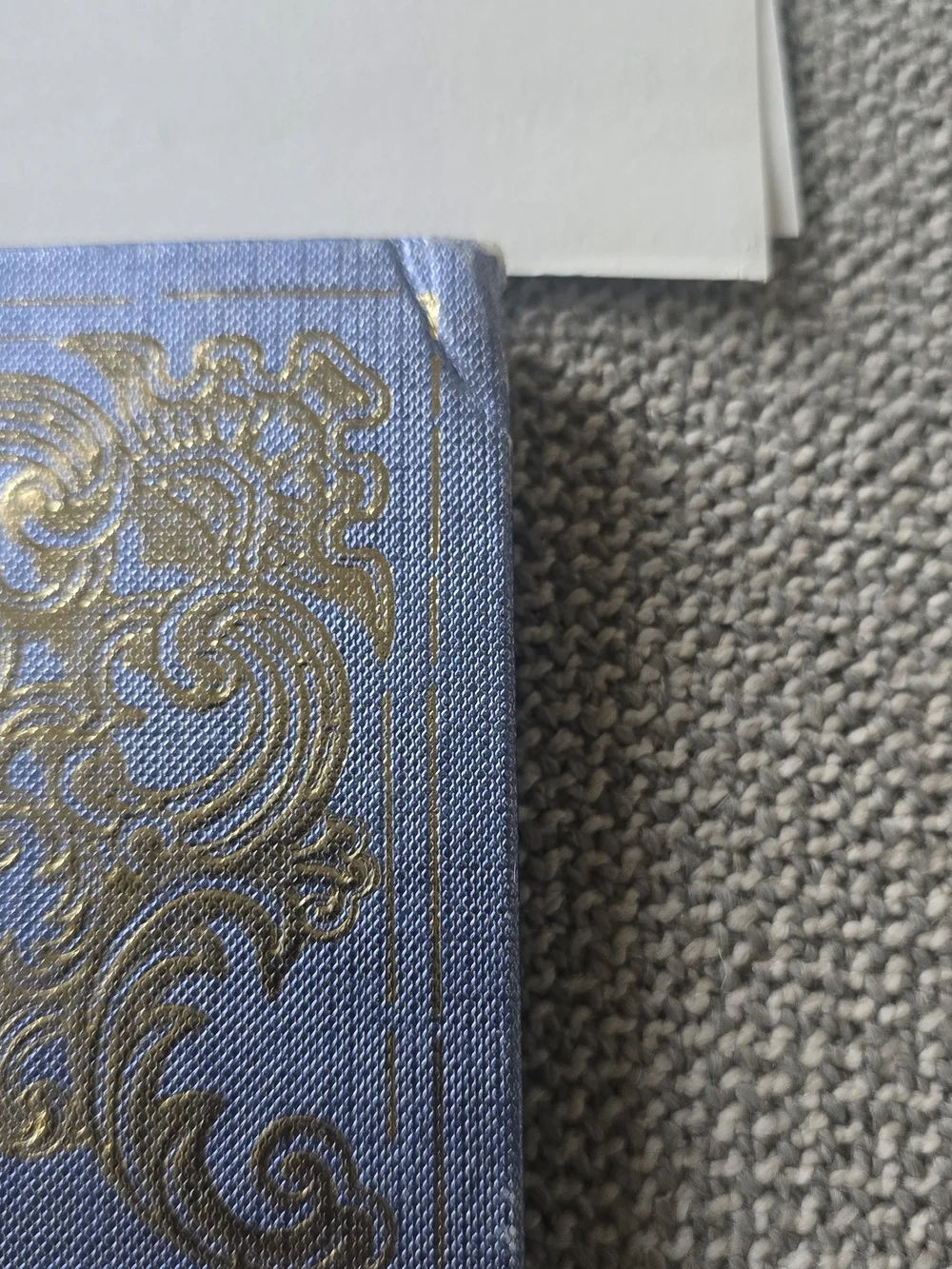 Gucci Marmont Decorative Blue & Gold Accent Book